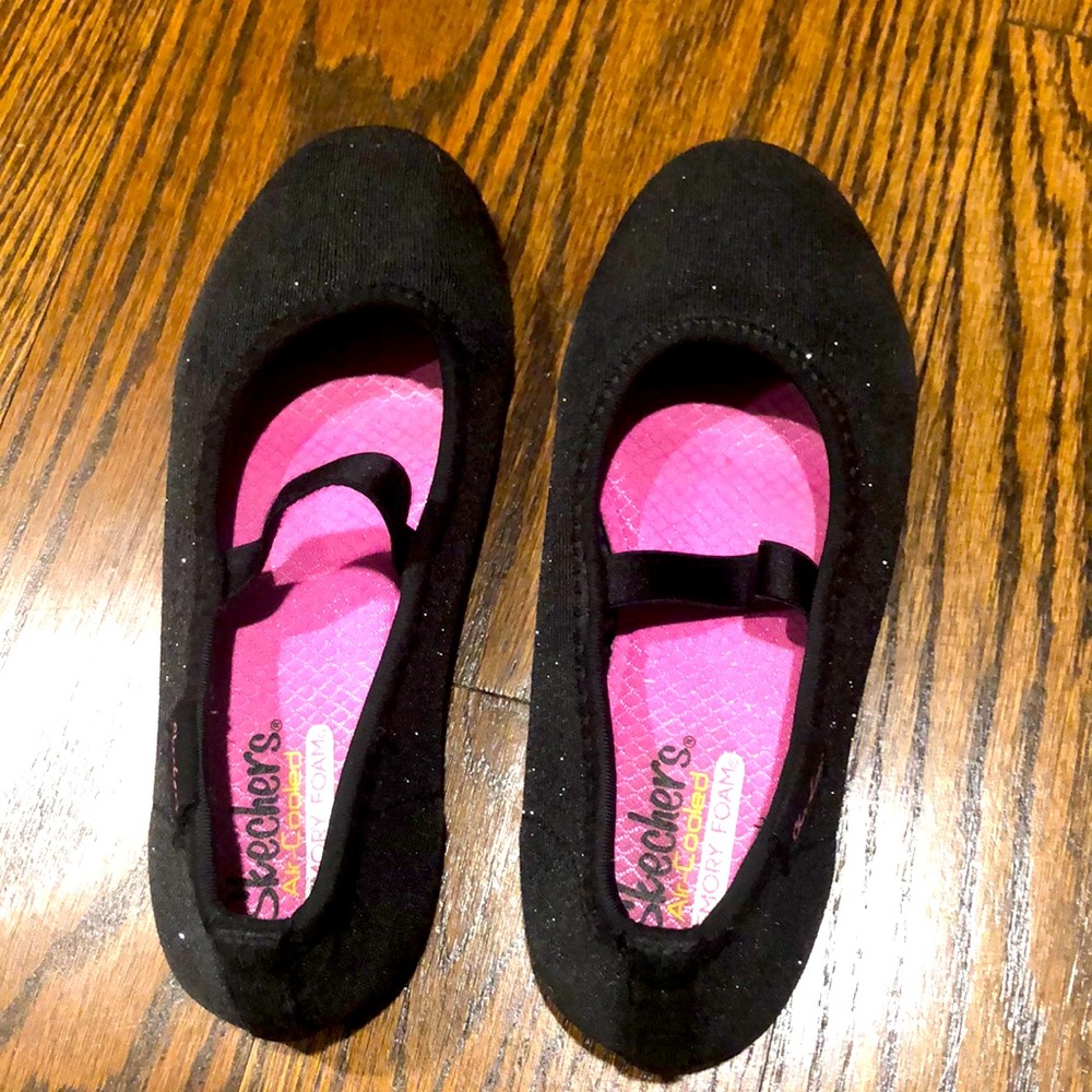 Sketchers Memory Foam Slip On Mary Janes